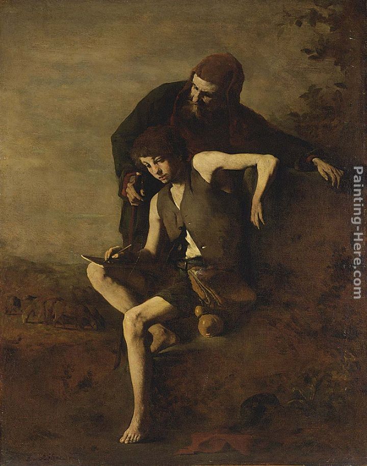 Theodule Augustine Ribot Cimabue Teaching Giotto to Draw
